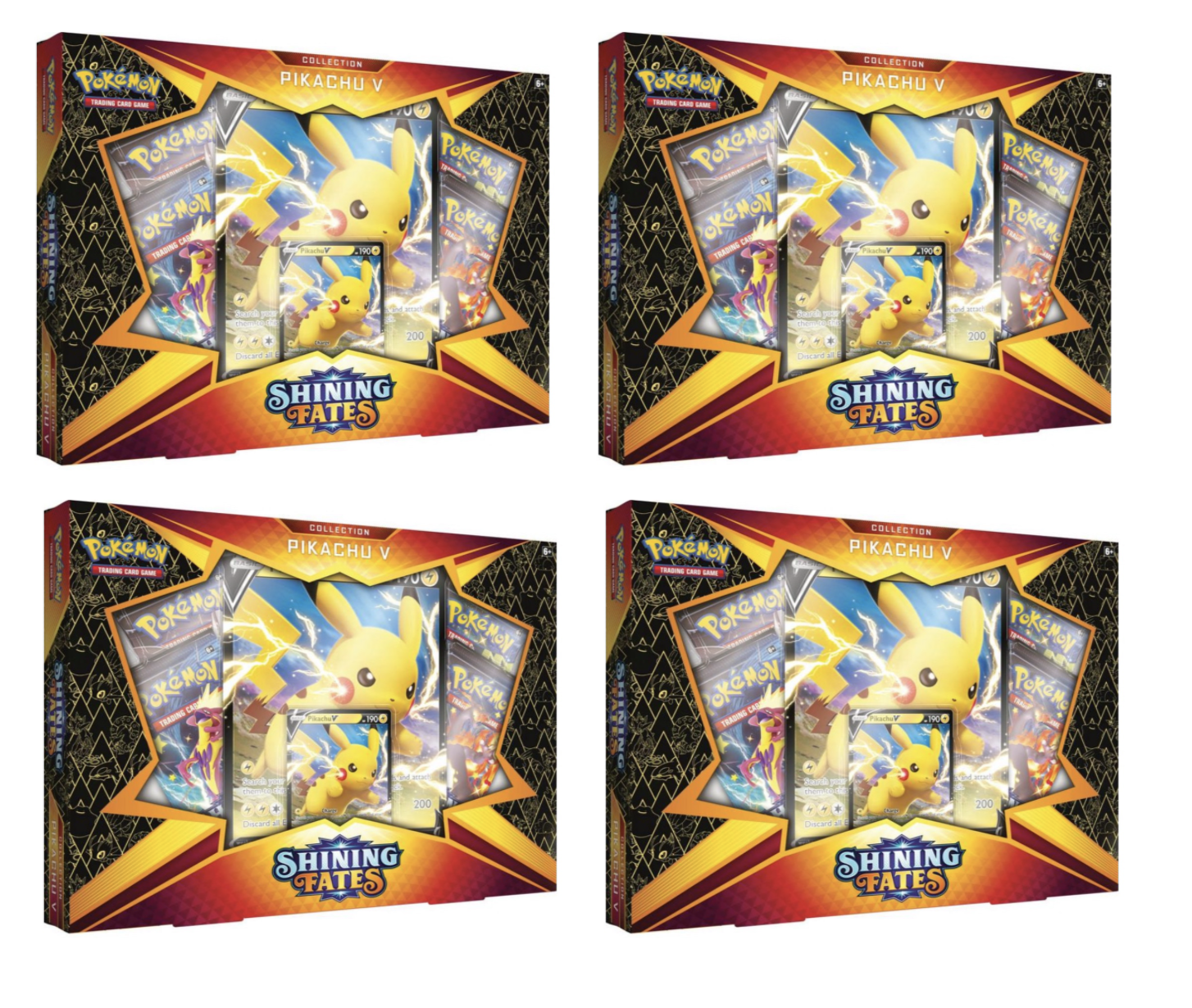 Pokémon TCG Shining Fates Pikachu V Collection Box Set for sale online